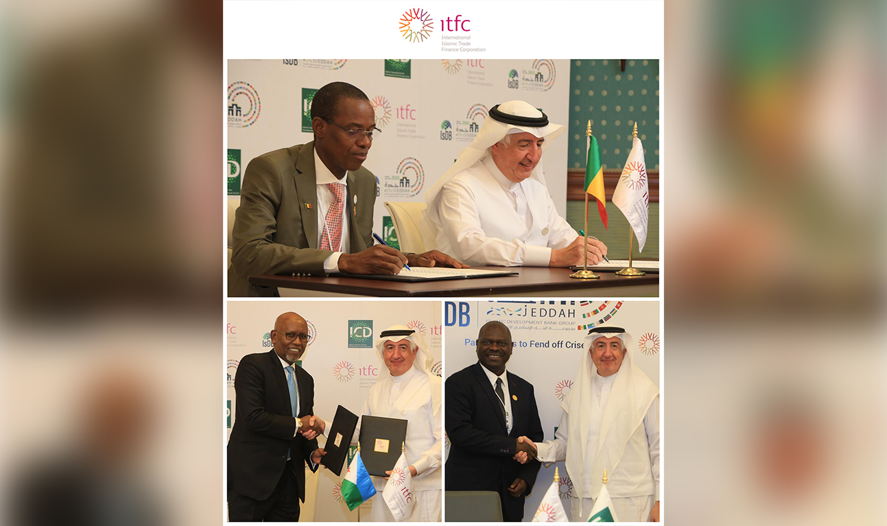 ITFC Signs Four Agreements with a total amount of US$ 1.1 billion   with Mali, The Gambia, and Djibouti.
